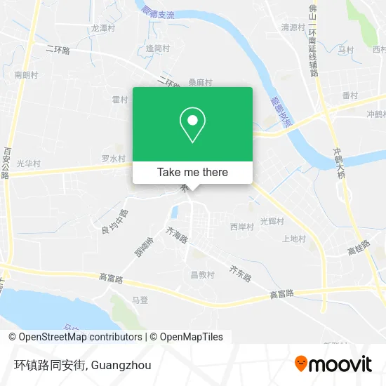 环镇路同安街 map