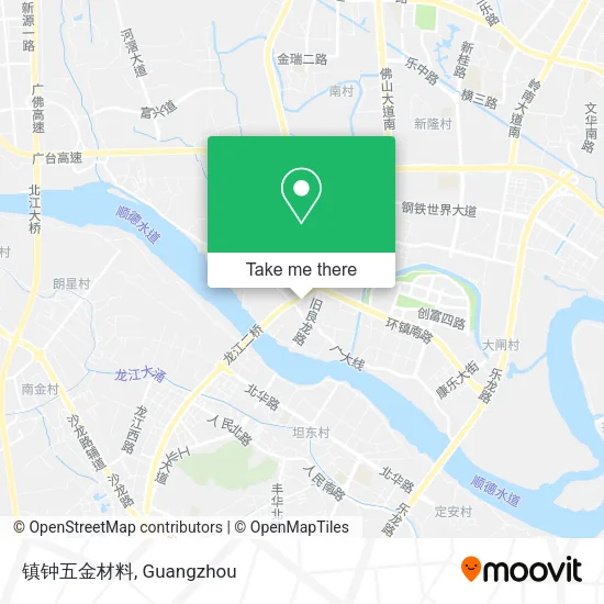 镇钟五金材料 map