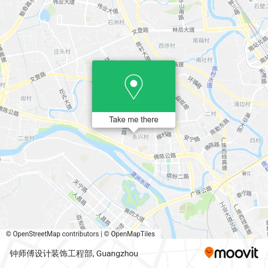 钟师傅设计装饰工程部 map