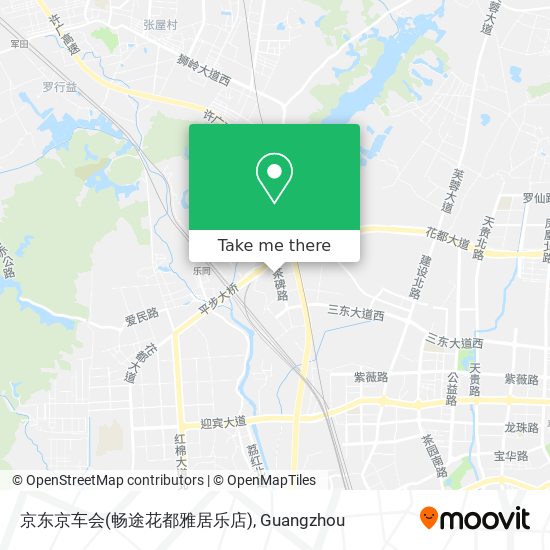 京东京车会(畅途花都雅居乐店) map