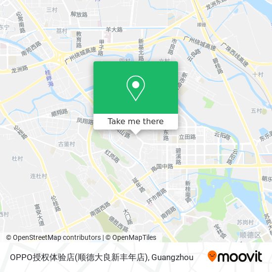 OPPO授权体验店(顺德大良新丰年店) map