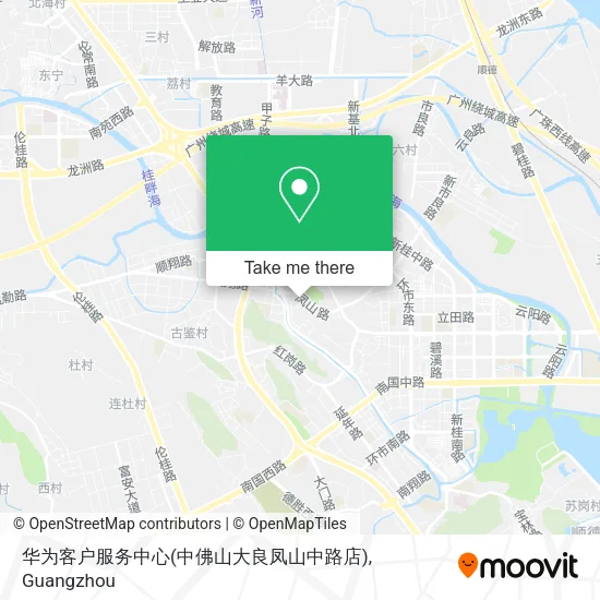 华为客户服务中心(中佛山大良凤山中路店) map