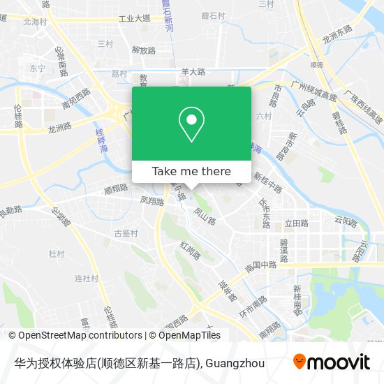 华为授权体验店(顺德区新基一路店) map