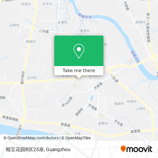 顺宝花园B区25座 map