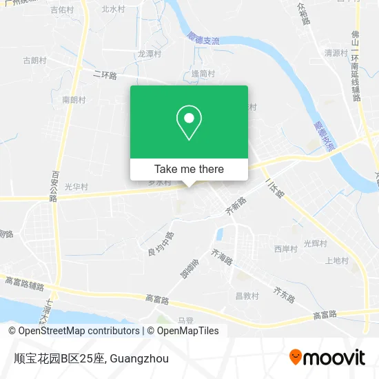 顺宝花园B区25座 map