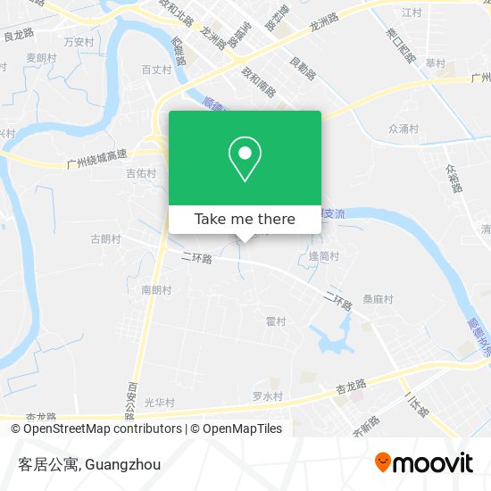 客居公寓 map
