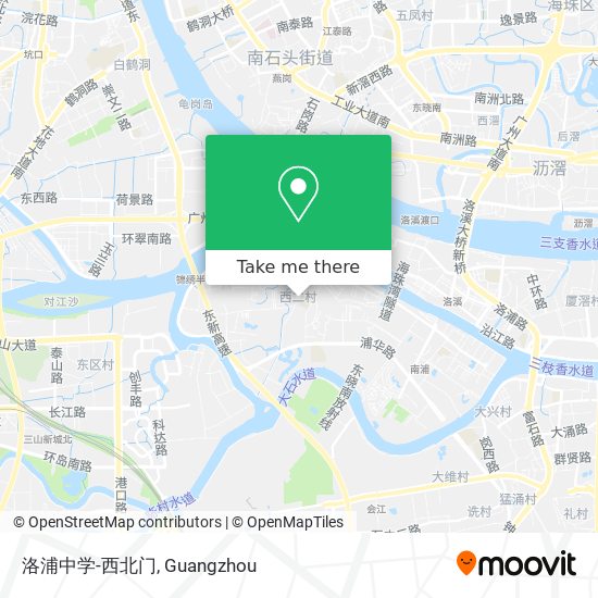 洛浦中学-西北门 map