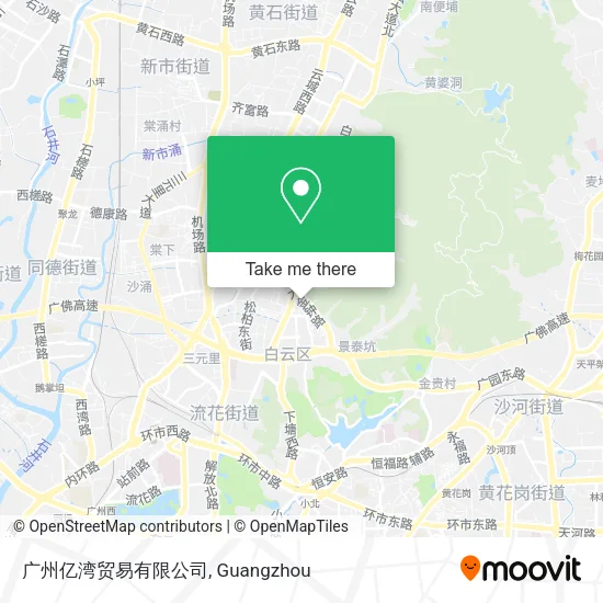 广州亿湾贸易有限公司 map