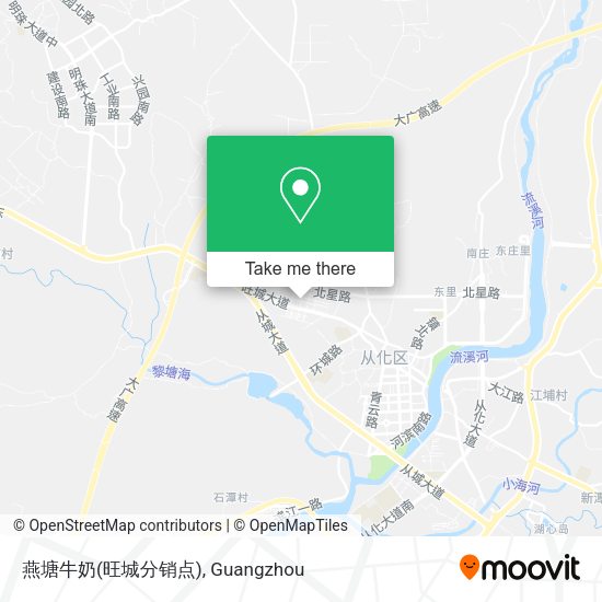 燕塘牛奶(旺城分销点) map