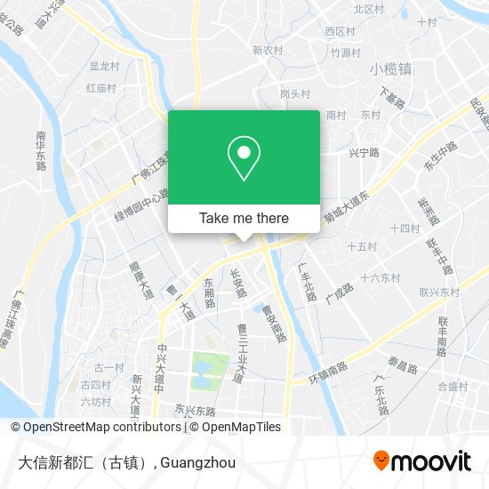大信新都汇（古镇） map