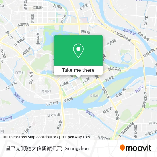 星巴克(顺德大信新都汇店) map