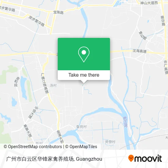 广州市白云区华锋家禽养殖场 map