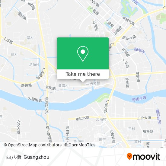 西八街 map