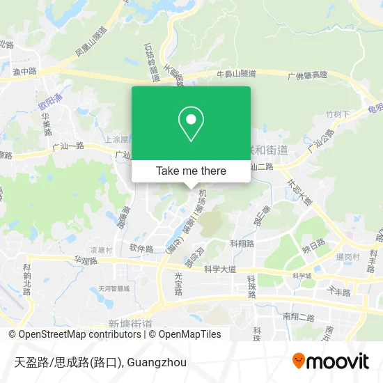 天盈路/思成路(路口) map