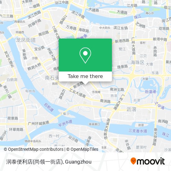 润泰便利店(尚领一街店) map