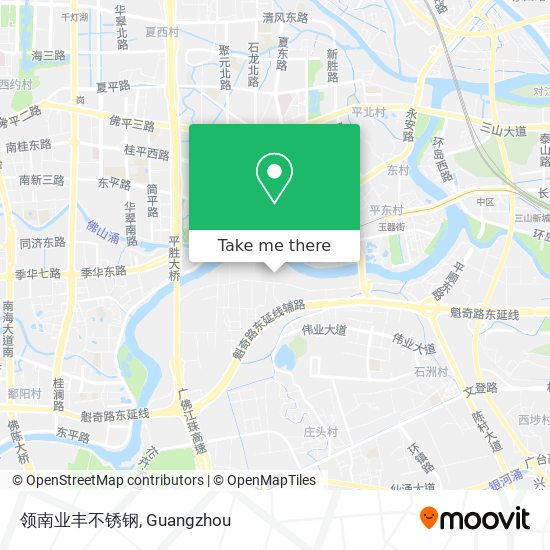领南业丰不锈钢 map