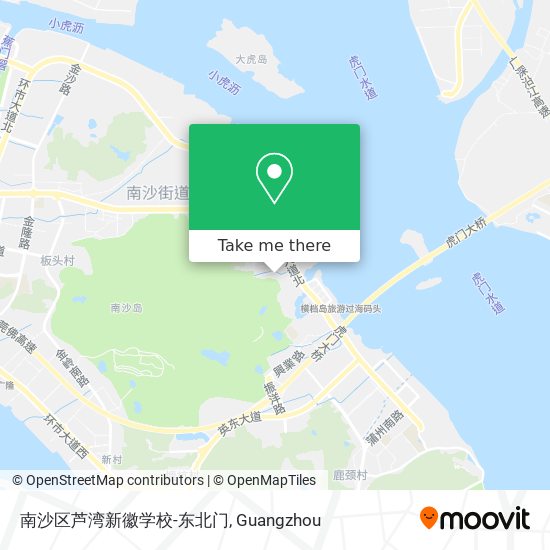 南沙区芦湾新徽学校-东北门 map