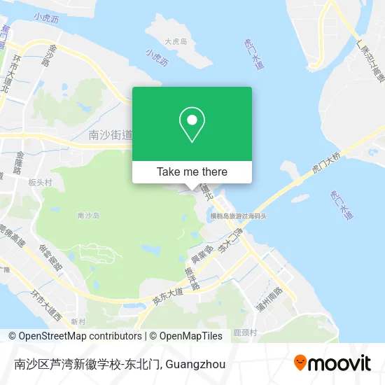 南沙区芦湾新徽学校-东北门 map