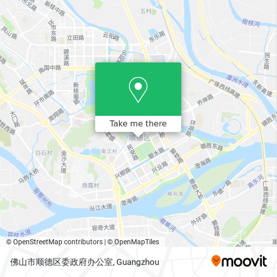 佛山市顺德区委政府办公室 map