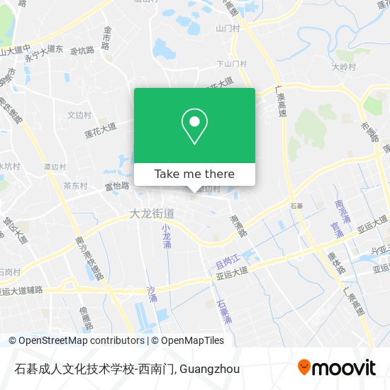 石碁成人文化技术学校-西南门 map