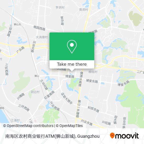 南海区农村商业银行ATM(狮山新城) map