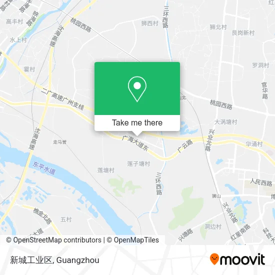 新城工业区 map