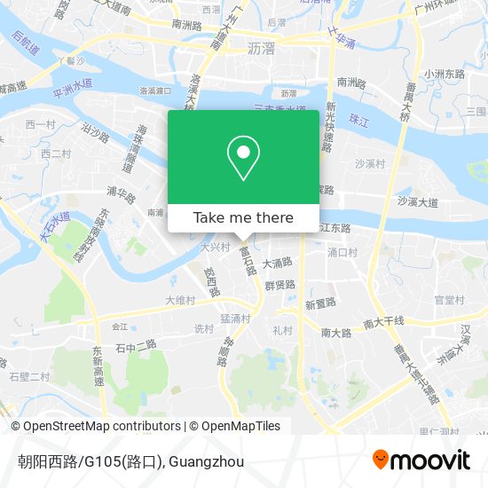 朝阳西路/G105(路口) map