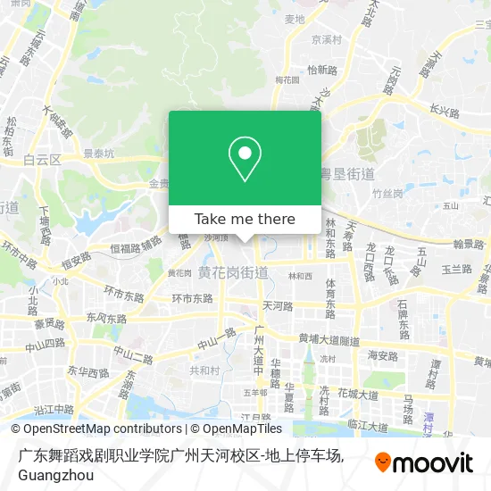 广东舞蹈戏剧职业学院广州天河校区-地上停车场 map