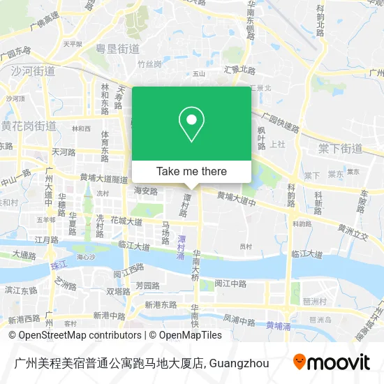 广州美程美宿普通公寓跑马地大厦店 map