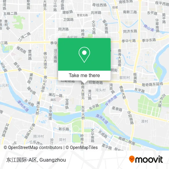 东江国际-A区 map