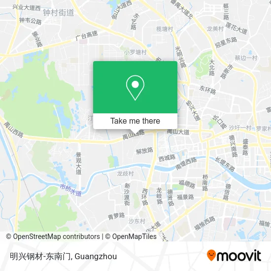 明兴钢材-东南门 map