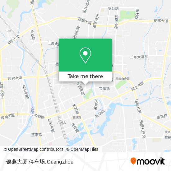 银燕大厦-停车场 map