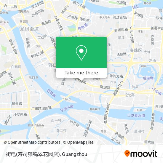 街电(寿司猫鸣翠花园店) map