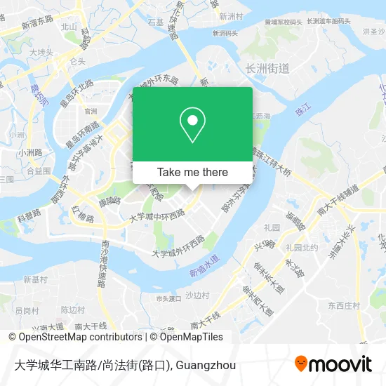 大学城华工南路/尚法街(路口) map