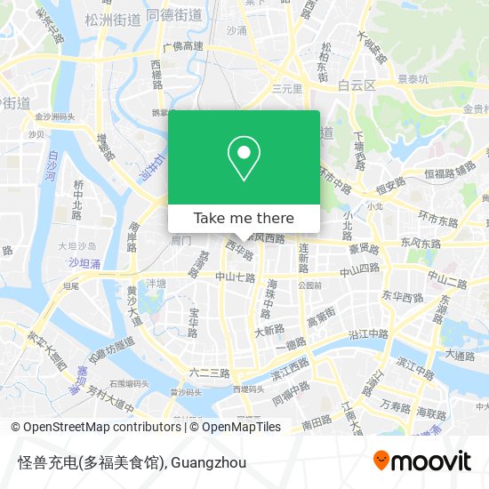 怪兽充电(多福美食馆) map