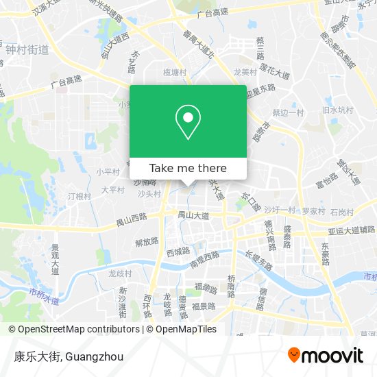 康乐大街 map