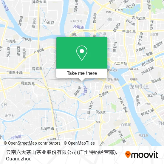 云南六大茶山茶业股份有限公司(广州特约经营部) map