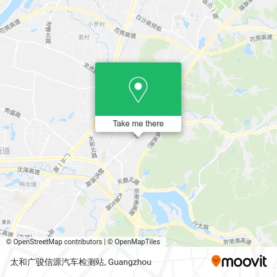 太和广骏信源汽车检测站 map