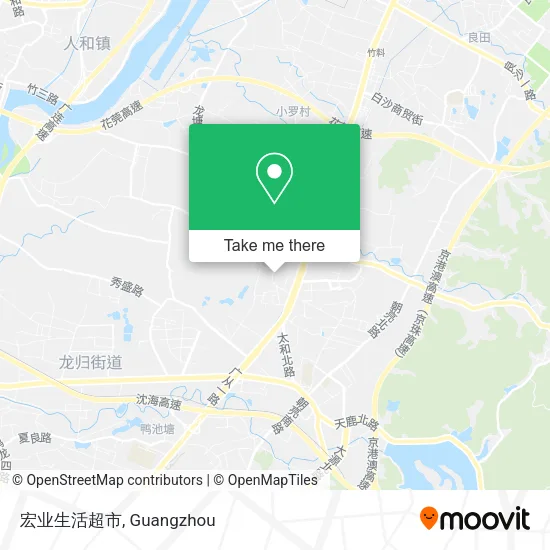 宏业生活超市 map