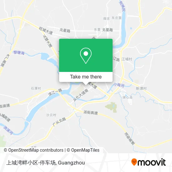 上城湾畔小区-停车场 map