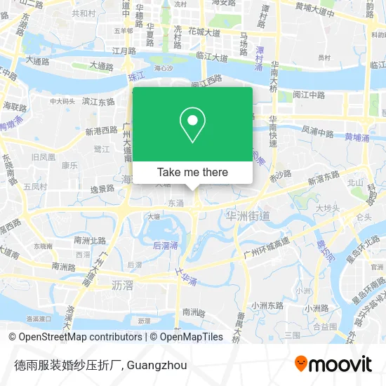 德雨服装婚纱压折厂 map