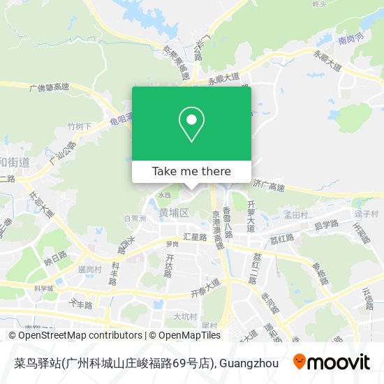 菜鸟驿站(广州科城山庄峻福路69号店) map