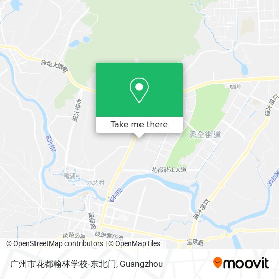广州市花都翰林学校-东北门 map
