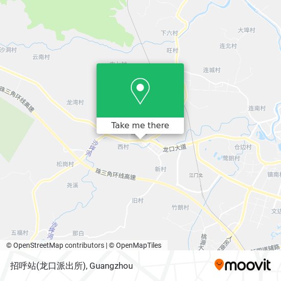 招呼站(龙口派出所) map