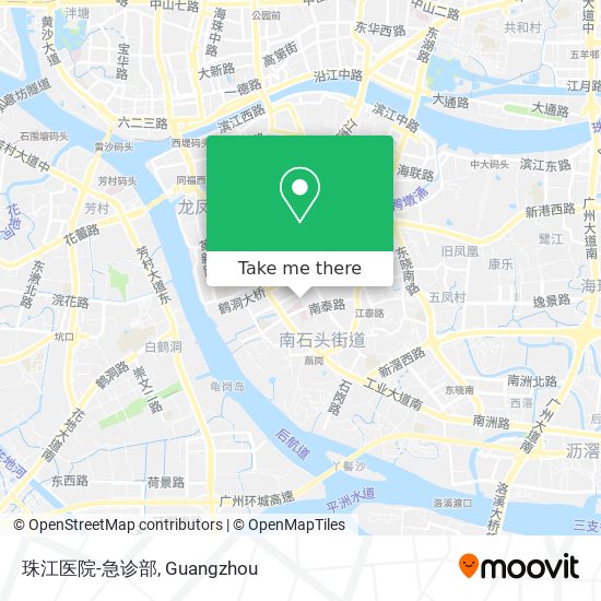 珠江医院-急诊部 map