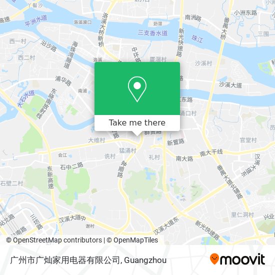 广州市广灿家用电器有限公司 map