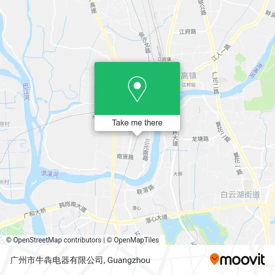 广州市牛犇电器有限公司 map