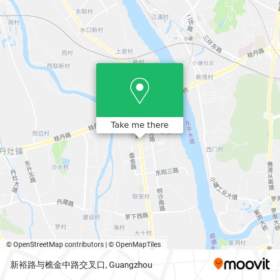 新裕路与樵金中路交叉口 map