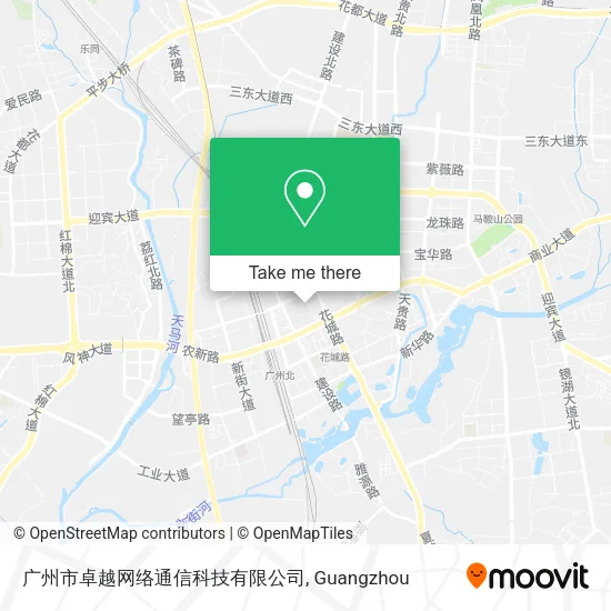 广州市卓越网络通信科技有限公司 map