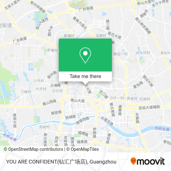 YOU ARE CONFIDENT(钻汇广场店) map